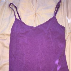 Express purple tank top